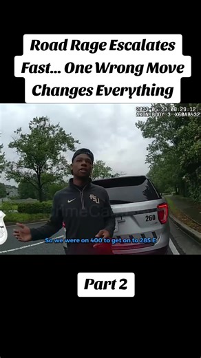 Road Rage Escalates Fast... One Wrong Move Changes Everything #policeofficer #police #cops #bodycam