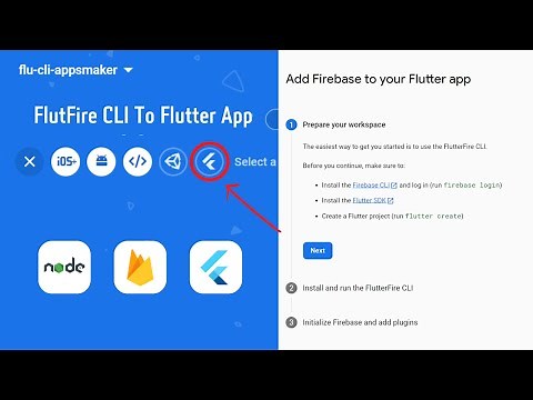 Install FlutterFire CLI | and Add Firebase to a Flutter app