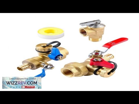 VEVOR Water Heater Kit 3 4 Inch Tankless Water Heater Service Valve Kit