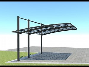 How To install A Cantilever Carport (Patio Garden Carport for Villa)?