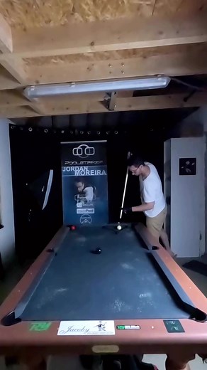 Amazing masse jump shot with 2 cushions 🤩 #poolstrikertrickshots #8ball #8ballpool #trick #trickshots #8ballpool🎱 #pooltable #sinuca #billard #billiard #bilhar #biliardo #snooker | Jordan Poolstriker Trickshots Moreira