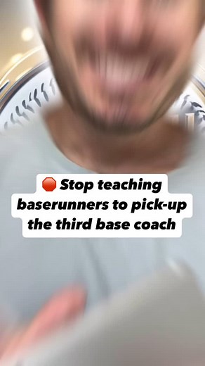 Stop teaching your baserunners to pick-up up the third base coach! Especially if you want to teach them to play at the next level. In this situation, as a runner on first base, when the ball is hit in front of you, to CF or LF, then you don’t want to blindly look to your third base coach. This is the baserunners opportunity to learn how to read the play in front of them and determine whether or not they can make it to third base. Now, as a baserunner, if the ball is hit behind you, the third bas