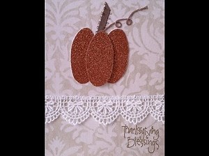 Thanksgiving Blessing Handmade Card