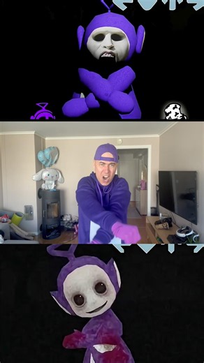 FNF Tinky Winky Original vs Fan Recreation vs Real Life #animation #tinkywinky
