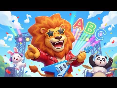 ABC Rock Song for Kids 🎸 | Fun Alphabet Song with Music & Dance | New Animation