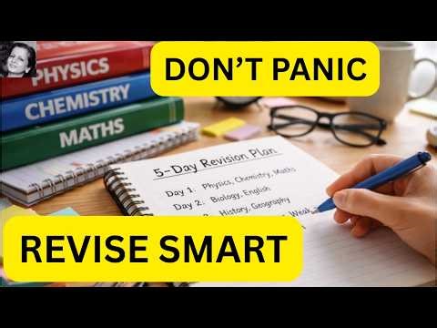 ICSE Class 10 Board Exam | Final 5-Day Strategy for All Subjects | Complete Revision Plan