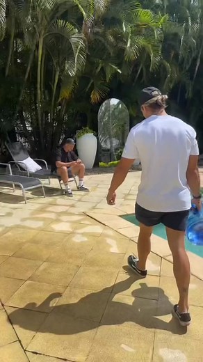 1.2M views · 23K reactions | Almost had it!  #funny #prank #water #challenge #fail | Derick Bassett | Facebook