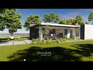 3D Zen house design - nature house design beautiful
