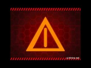 Cool alarm sound and screen