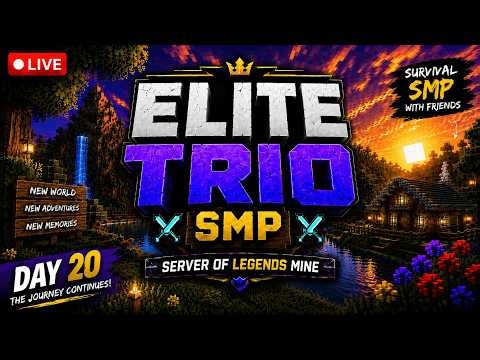 Elite Trio SMP Day 20 | New World, New Adventures