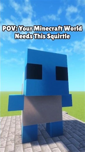 POV: Every Pokémon Fan Needs This Squirtle! 💙🐢 | Easy Minecraft Build