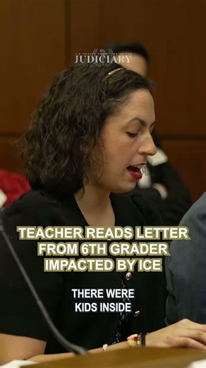 Teacher Reads Letter from Sixth Grader Impacted by ICE