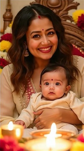 ✨ Neha Kakkar Glows During Ahoi Ashtami with Her Baby!
