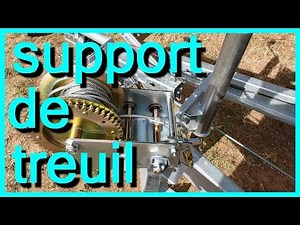 fabrication d'un support de treuil pour remorque
