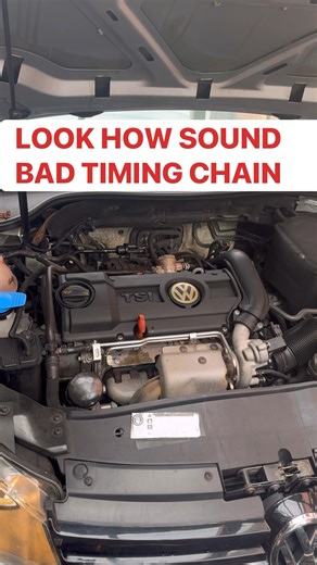 Vw Bad timing sound. #carrepair #garage #automobile #timing