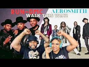 RUN DMC & AEROSMITH WALK THIS WAY LIVE|REACTION