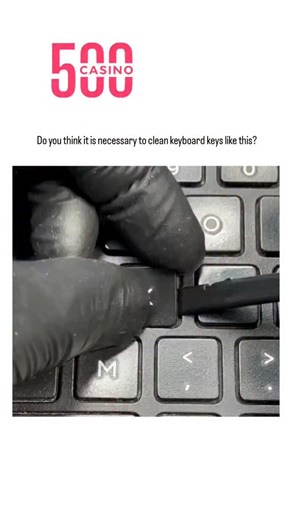 education.decodee01 on Instagram: "The post features a 27-second video tutorial showing gloved hands removing individual laptop keys with a tool to expose and wipe away thick dust and grime underneath, questioning if such deep cleaning is essential. It has attracted over 700,000 views in under two days, sparking 267 replies with divided opinions: many endorse it for preventing sticky keys and improving hygiene, while others suggest quicker fixes like silicone covers or replacements. Studies conf