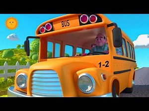 🚌 Wheels on the Bus Go Round and Round | Super Fun 1 Minute Loop Remix | Kids Nursery Rhymes Mashup