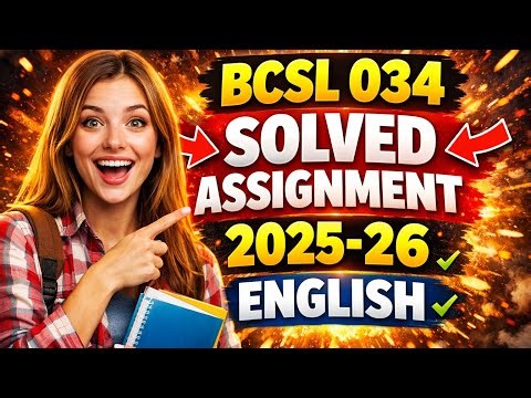 IGNOU BCSL 034 EM Solved Assignment 2025-26 | DBMS Lab BCA 3rd Sem Solution PDF