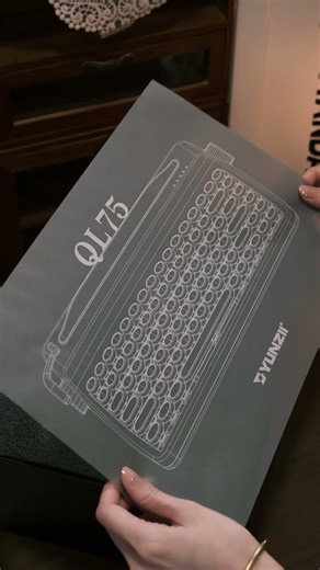 [SHOWCASE] YUNZII QL75 — typewriter soul, modern versatility. #keyboard