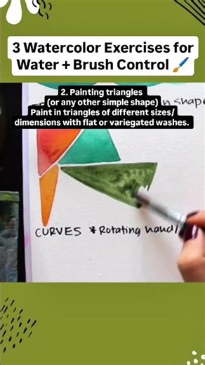 3 FUN Watercolor Exercises🖌️