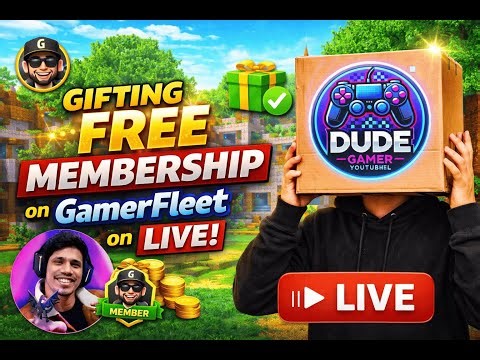 Gifting Membership of gamerfleet to subscriber on live