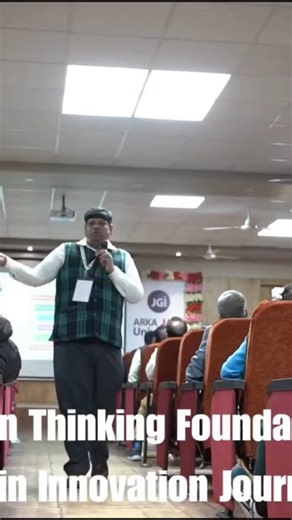 ARKA JAIN University | Regional Mentoring Session on Innovation for Teachers & Students Day 1 | Session 2 | Design Thinking Foundations Innovation begins with... | Instagram