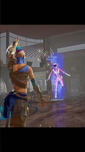 Kitana Fatality On Pink Ranger