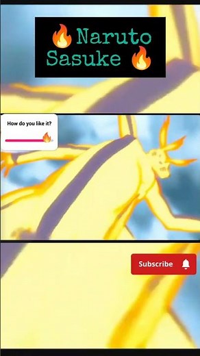 Naruto vs Sasuke | Epic Anime Moment 🔥 | Short Clip