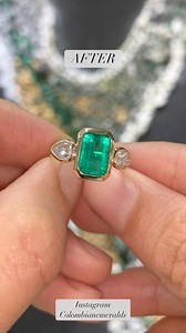 Hand Making a bezel set three stone emerald engagement Ring Gold - how to DIY jewelry #emeraldring #emeraldrings #diamondring #diamondjewelry #emeraldjewelry #emeraldjewellery #muzoemerald #muzoemeralds #haloring #engagementring #emeraldengagementring #diamondengagementring #weddingring #anniversaryring #looseemerald #customjewelry #emeraldcutring #gemstonering #sapphirering #colombianemerald #colombianemeralds #diamond #emerald #emeralds #maybaby #maybirthstone #finejewelry #sapphirejewelry #di