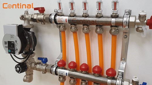Continal® manifold installation | Underfloor Heating System Video