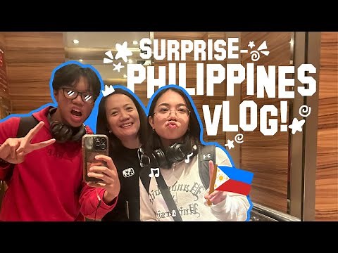 SURPRISING MY FAMILY IN THE PHILIPPINES!!! Philippines Vlog Ep. 1