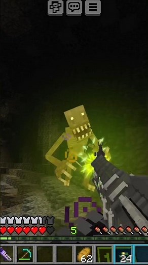 Cave Dweller X Radium's armament #dweller #minecraftbedrock #minecraftpe