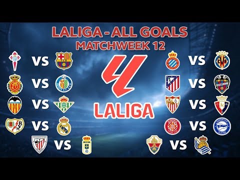 La Liga 2025/26 ⚽ All Goals Matchweek 12
