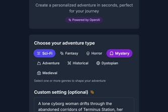 Text Adventure Creator
