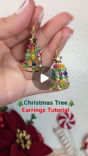Wendy | Jewelry Making Tutorials | Full tutorial on YouTube! Link in my profile. Happy Thanksgiving!! 🍁🦃🍁 I'm back with another Christmas tree earrings tutorial! ✨️🎄✨️ Hope... | Instagram