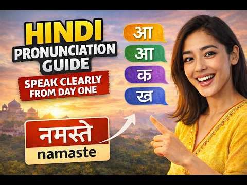 Hindi Pronunciation Guide – Speak Clearly From Day One