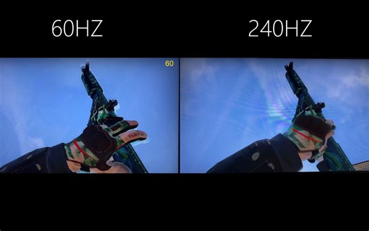 这个对比让你知道是否需要一台240hz显示屏！
