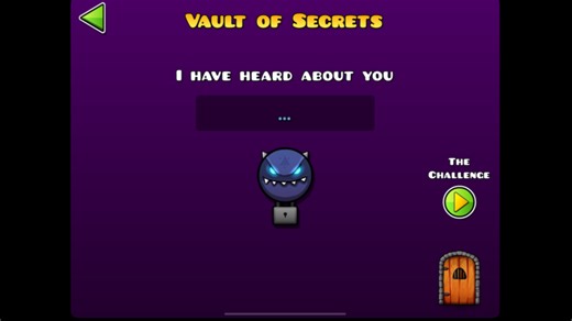 Geometry Dash vault of secrets