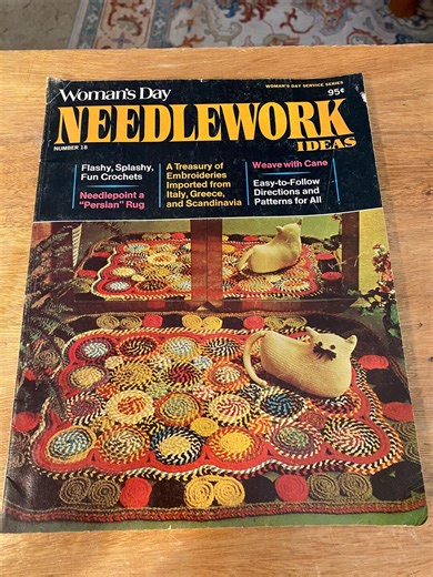 Vintage Needlework Magazine. 1974 Woman’s Day Needlework Ideas. Number 18. in Good Condition. - Etsy