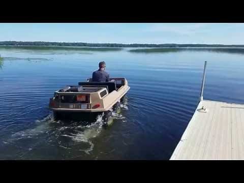 Nate drives into the lake! Max 6 wheeler