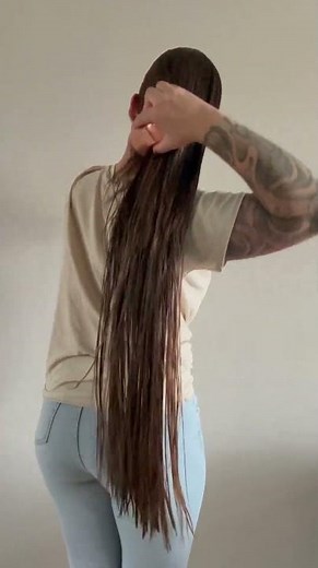 Relaxing Wet Hair Brushing | Long Hair Care & Gentle Sounds 💦🪮