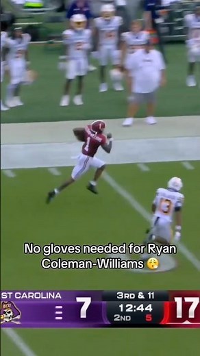 Ryan Coleman Williams Drops - Should Bama keep feeding him?