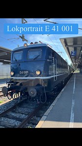 7.1K views · 79 reactions | Lokportrait E 41 001 | BSW Gruppe im DB Museum Koblenz | Facebook