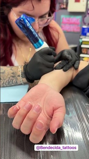 Glinda's wand from Wicked - Fine Line Style - Wylde Sydes Tattoo