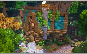 【建筑教程】1.16中世纪生存小屋！