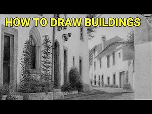 Learn How to Draw Realistic Buildings in Graphite, Perspective, Drawing Tutorials