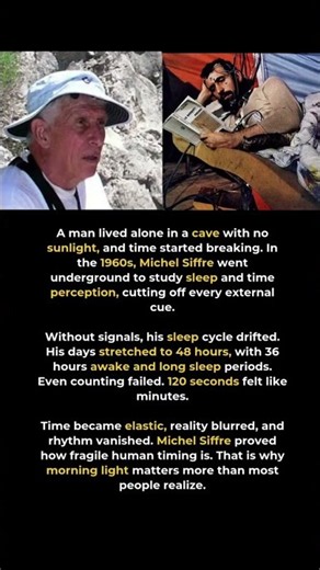 The Ma who Lost 29 Days Underground | Story of Michel Siffre