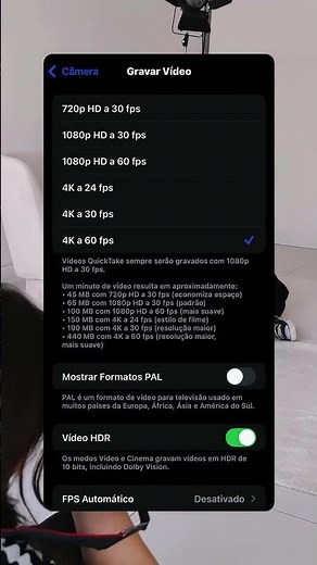 Configurações de CÂMERA do iPhone 13 | Melhores ajustes pra gravar vídeos profissionais