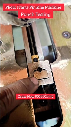 Photo Frame Pinning Machine, V-Nailer, Frame Joining Machine #PhotoFraming #PinningMachine #vnailer